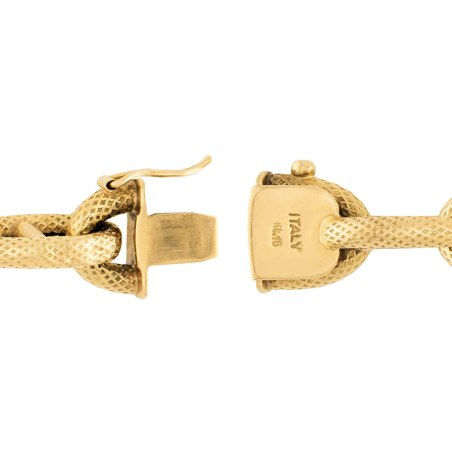 Estate 18k Gucci Link Bracelet - Image 6