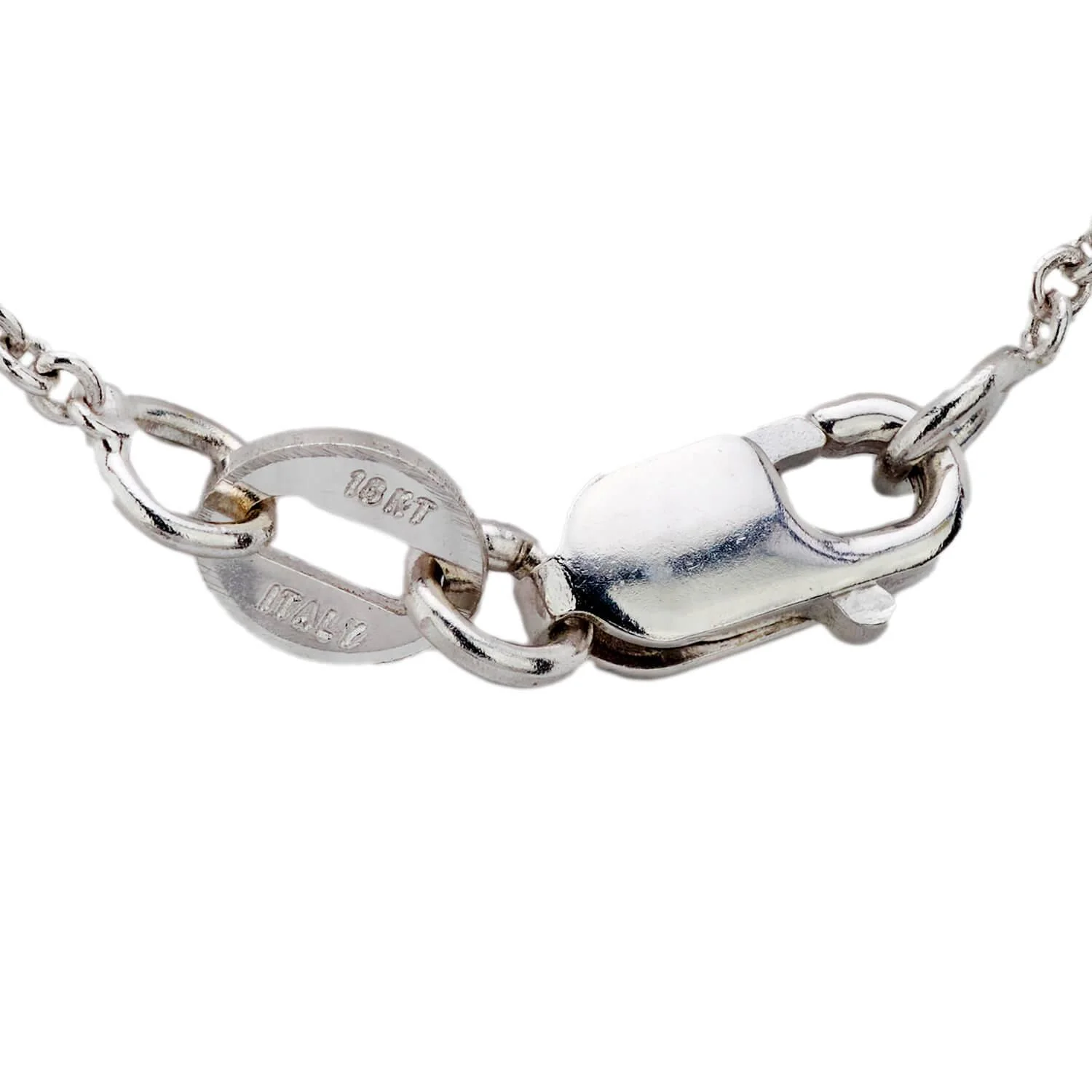 Estate 18k Jade and Diamond Pendant Necklace - Image 4