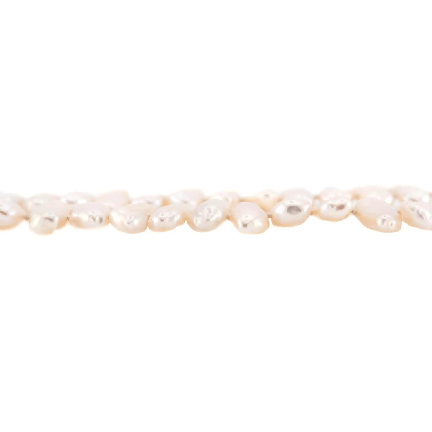 Estate 18K Pearl and Diamond Necklace 35" - Image 2