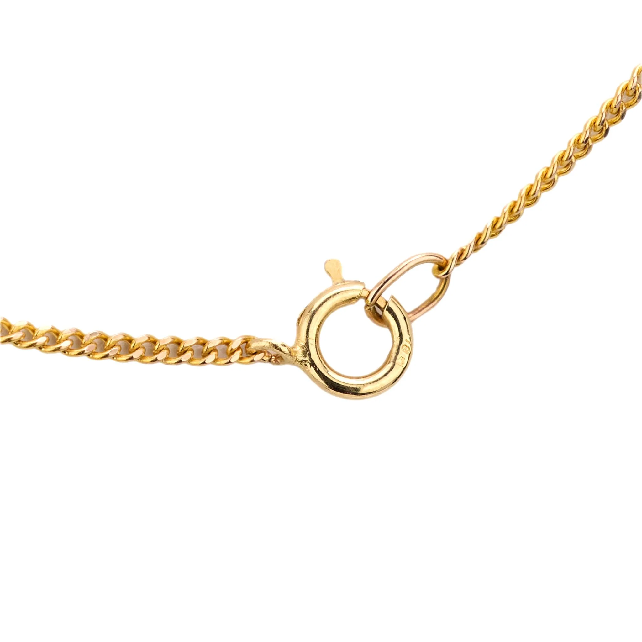 Estate 18k Pearl, Ruby, and Diamond Pendant Necklace - Image 3