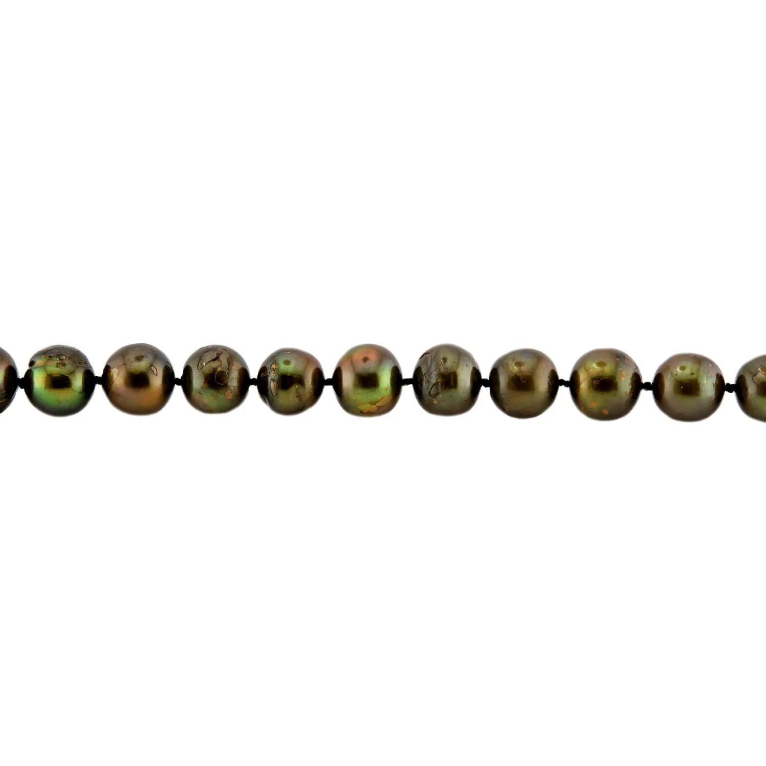 Estate 18k Tahitian Pearl Bracelet 12mm - Image 3