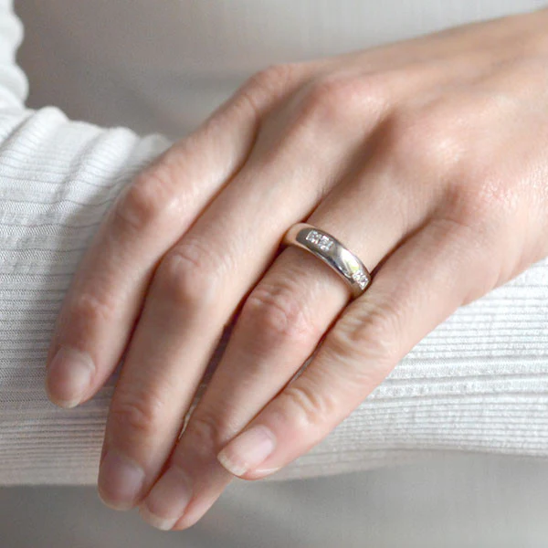 Estate 18kt French Cut Diamond Wide Band Ring 1.00ctw - Image 7