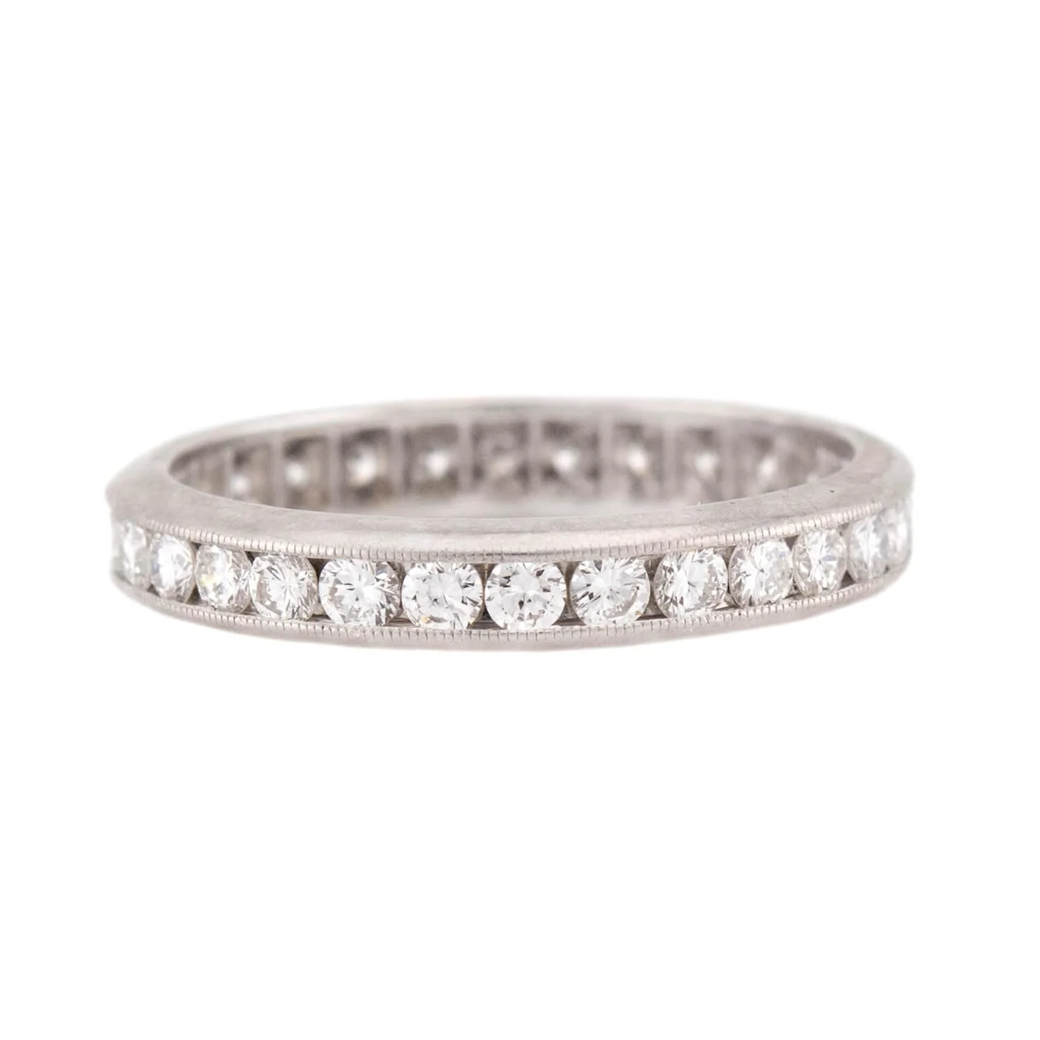 Estate Platinum Diamond Eternity Band - Image 2