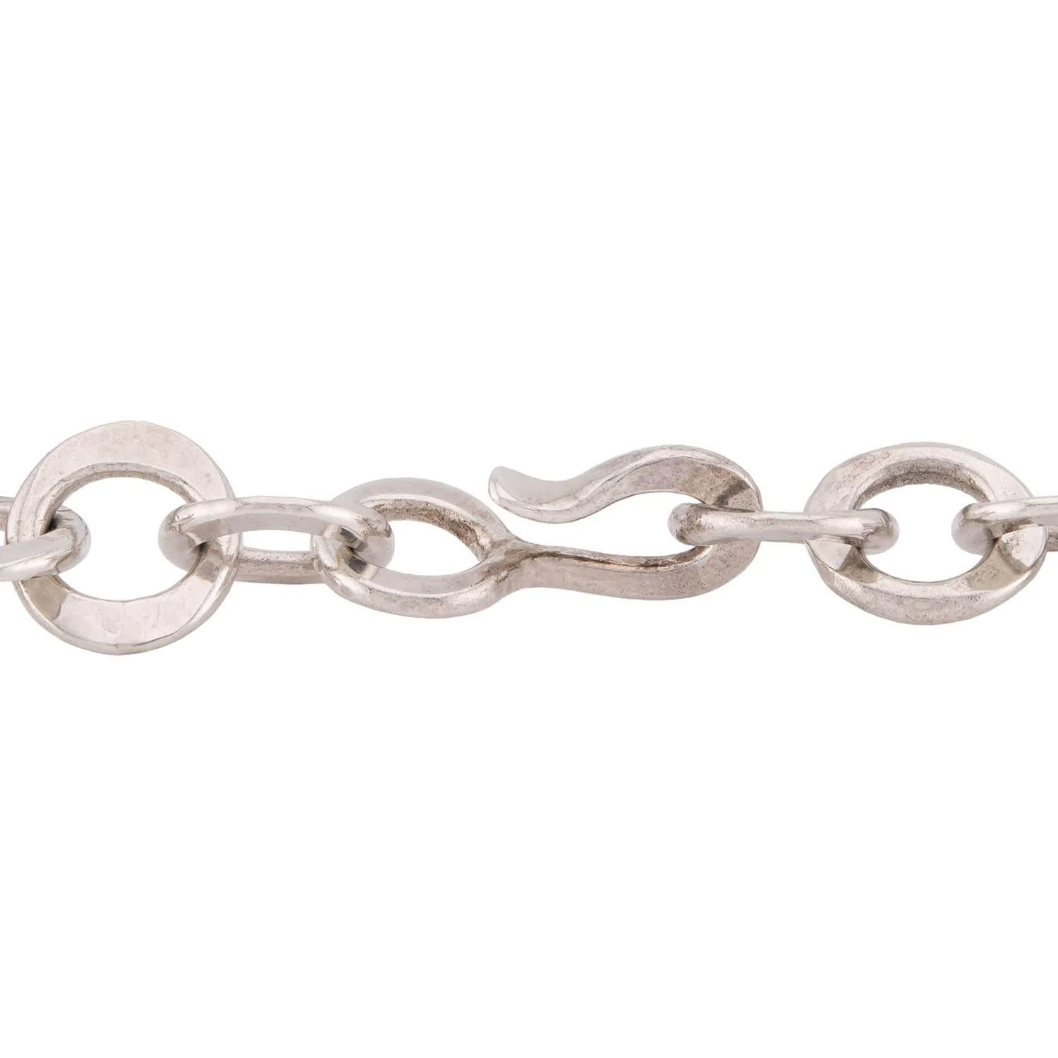 Estate Sterling Silver Link Necklace - Image 5