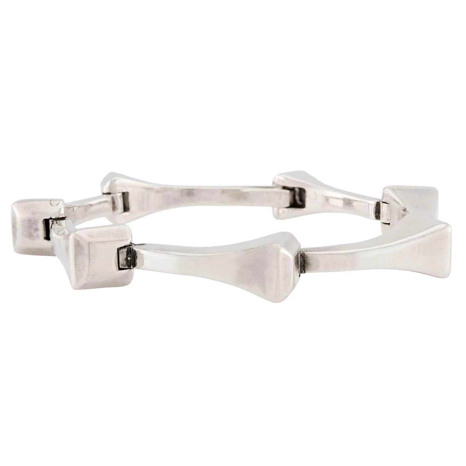 Estate Sterling Silver Nail Bracelet