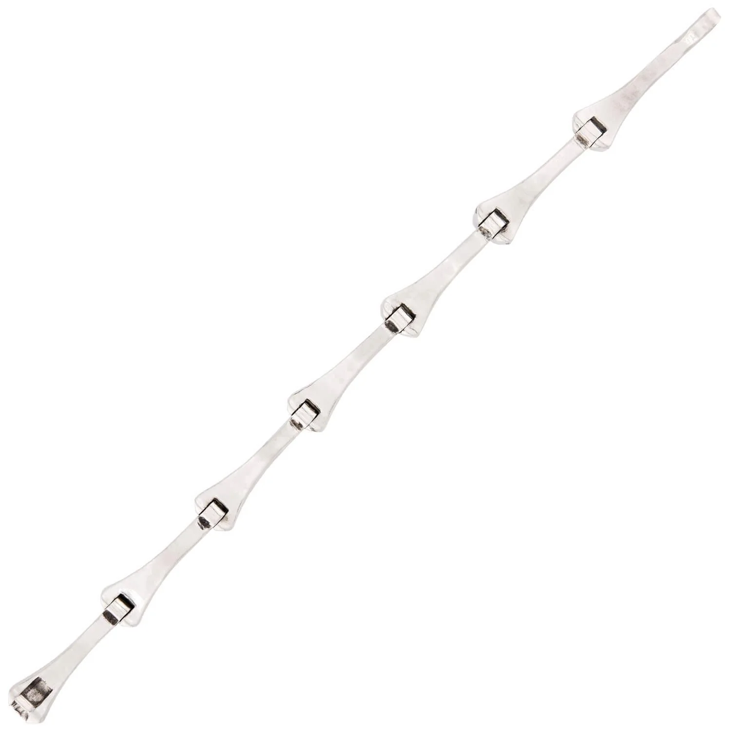 Estate Sterling Silver Nail Bracelet - Image 4