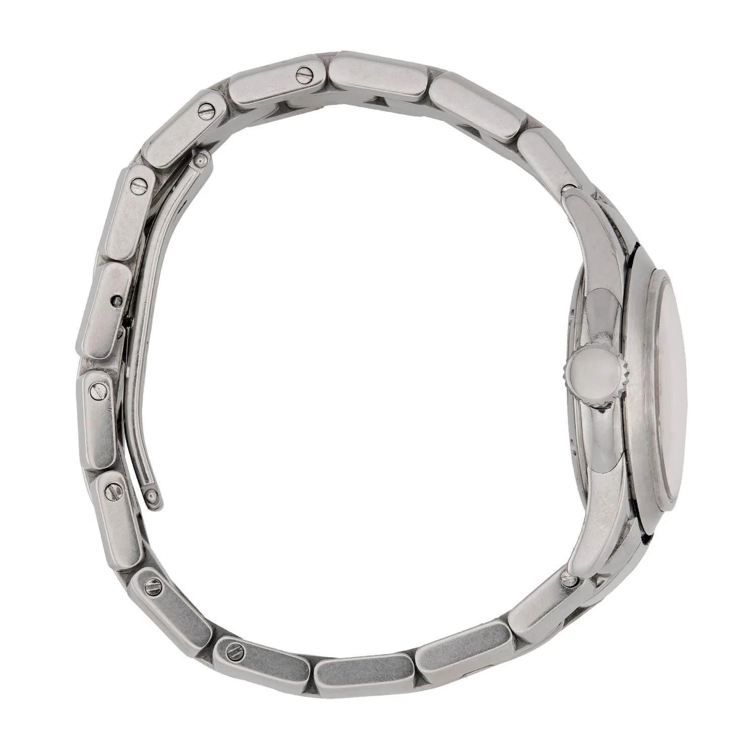 GIRARD-PERREGAUX Estate Stainless Steel Diamond Women's Wristwatch - Image 3