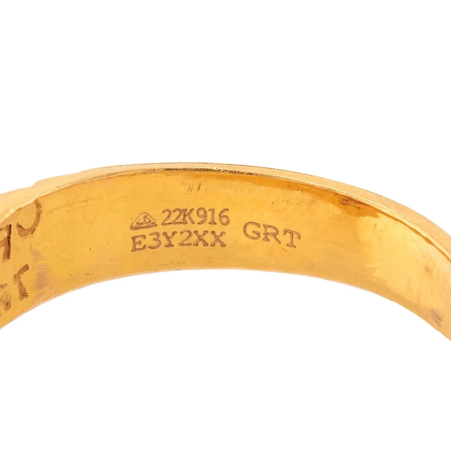 GRT JEWELS Estate Indian 22k Ruby Ring - Image 6