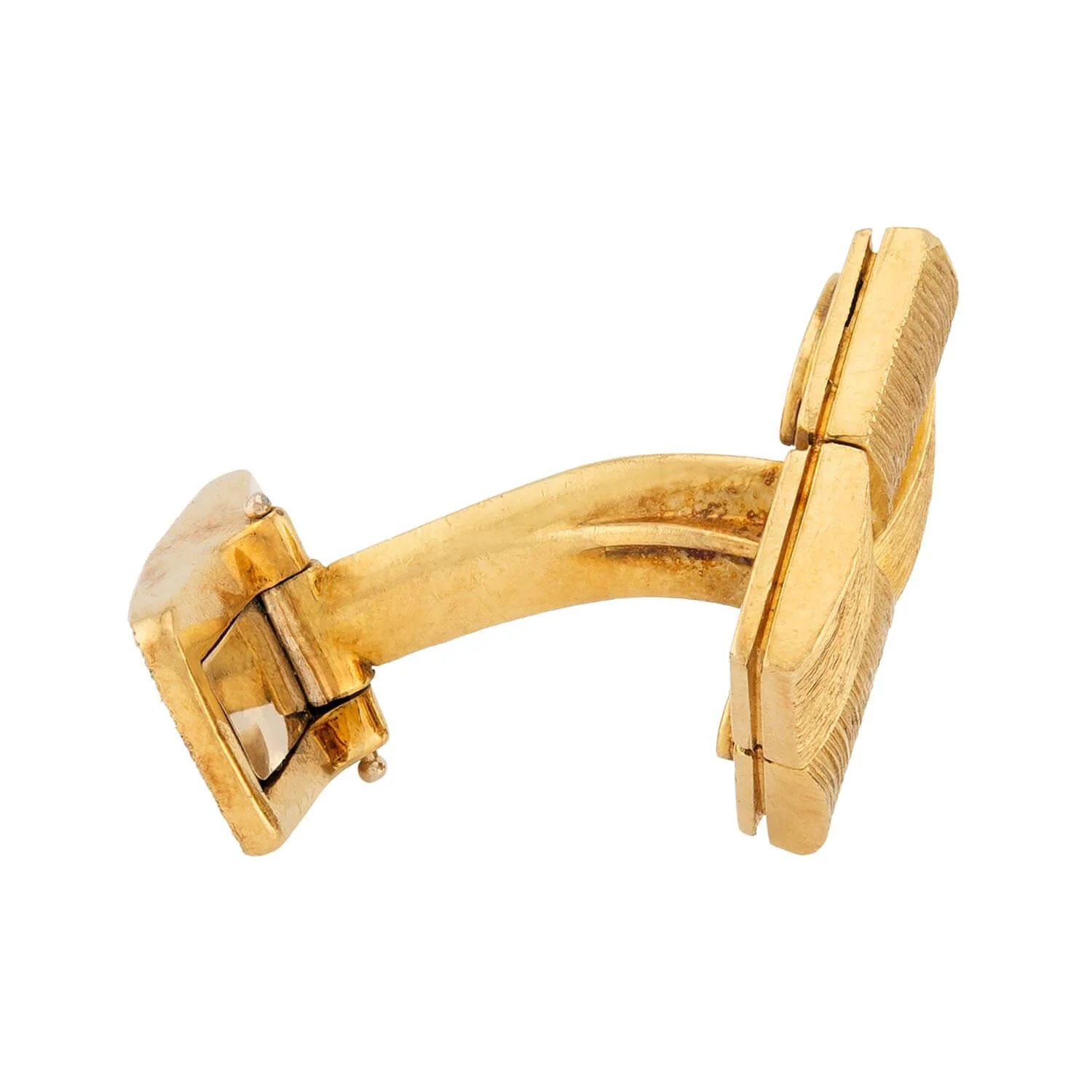 HENRY DUNAY Vintage 18k Cufflinks - Image 4