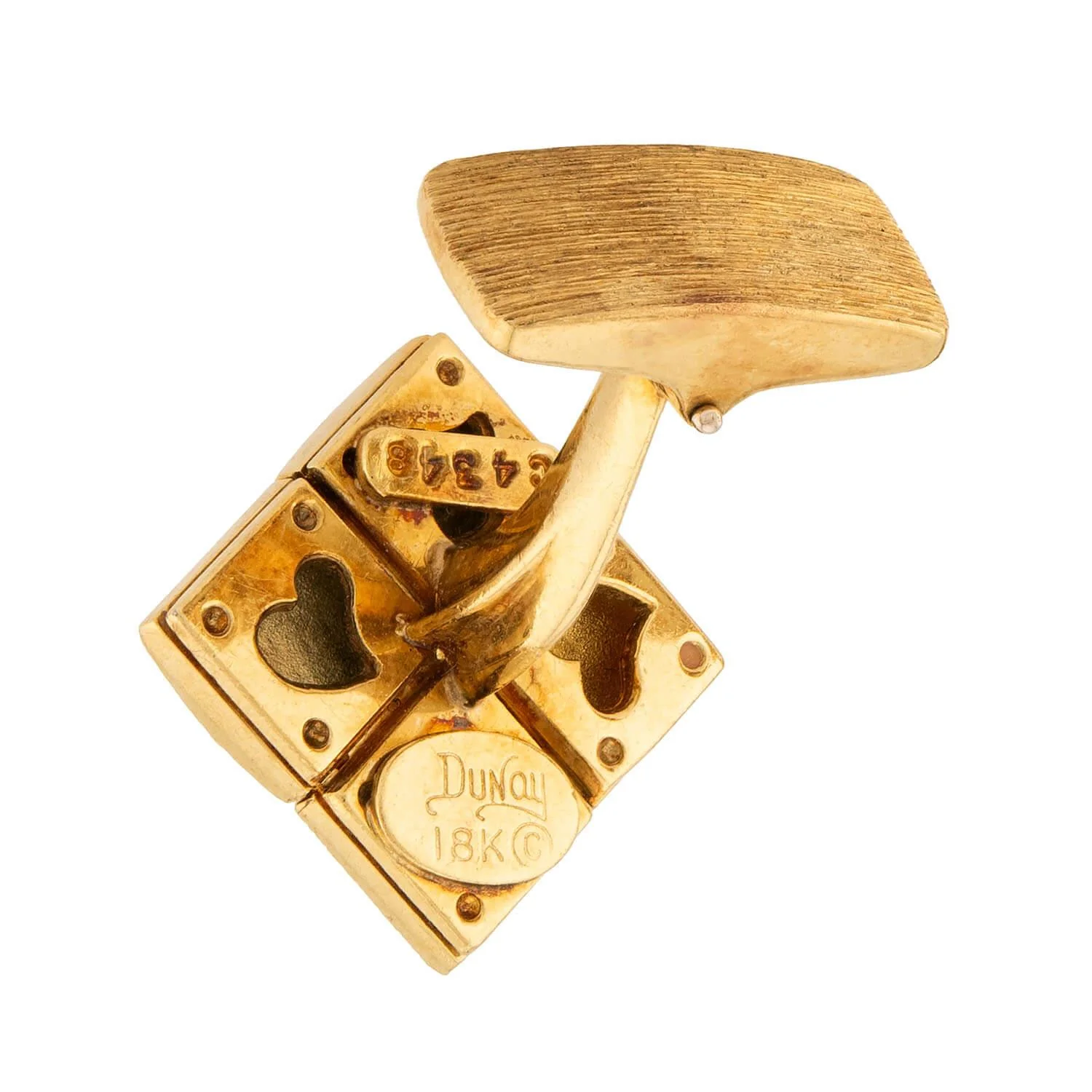 HENRY DUNAY Vintage 18k Cufflinks - Image 5