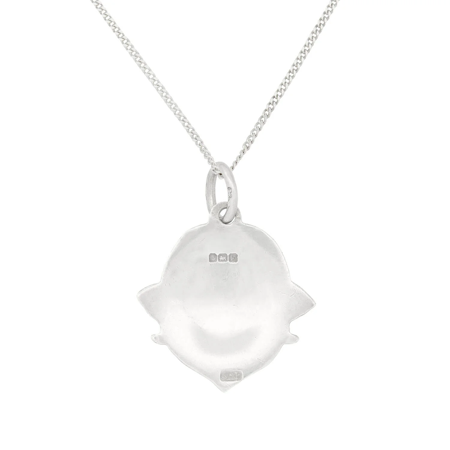 JAMES FENTON Arts and Crafts Sterling Silver Enamel Pendant Necklace - Image 4