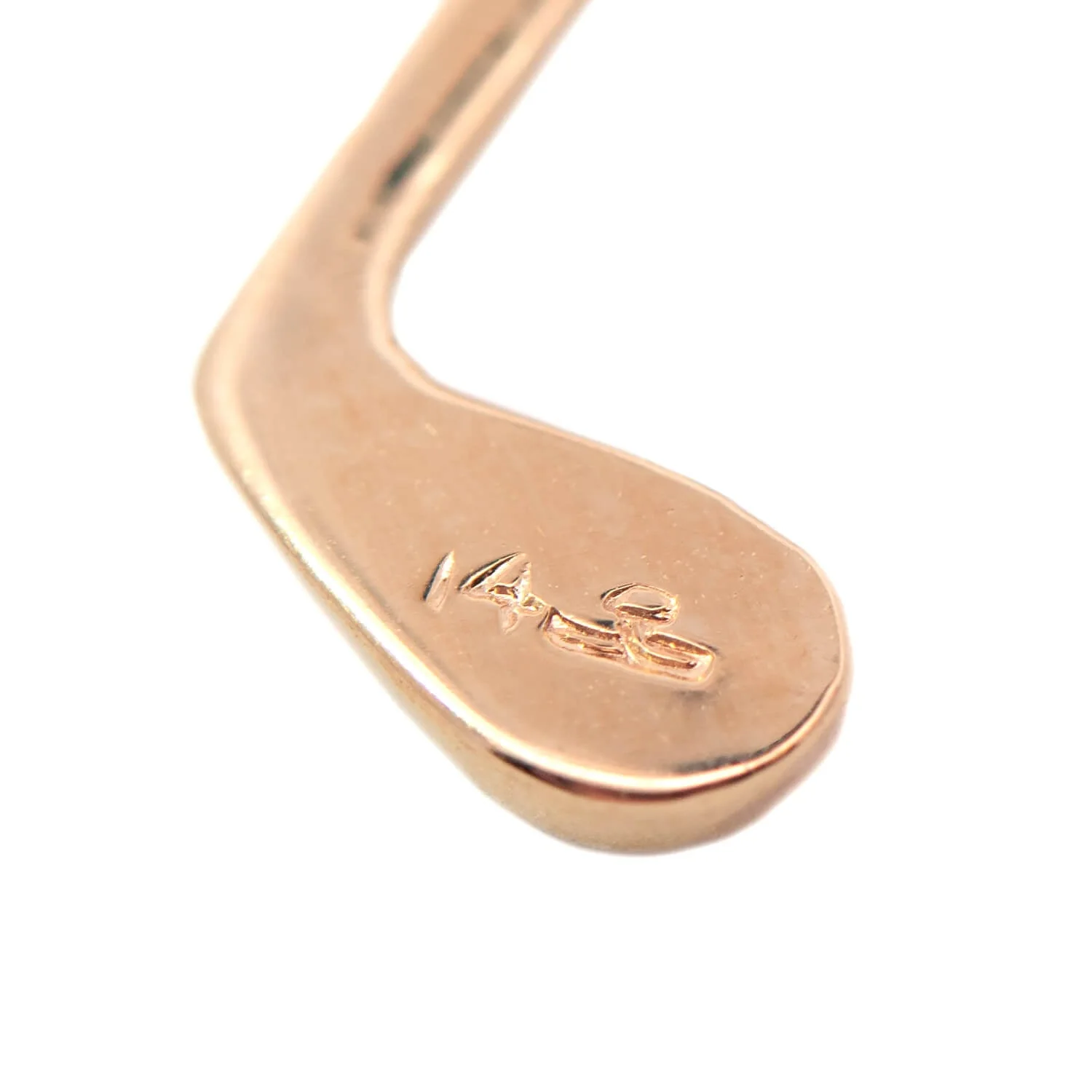 KREMENTZ Estate 14k Golf Club CuffLinks 4.7g - Image 4