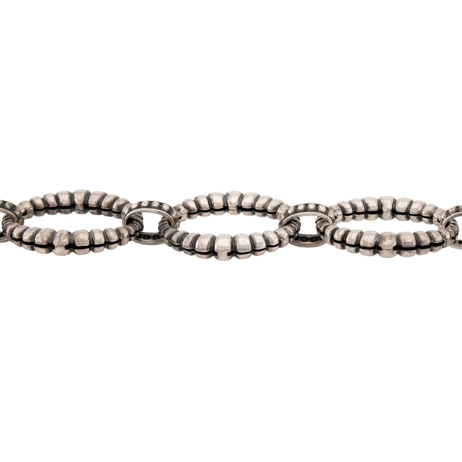 LAGOS Estate Sterling Silver Oval-Link Necklace - Image 3