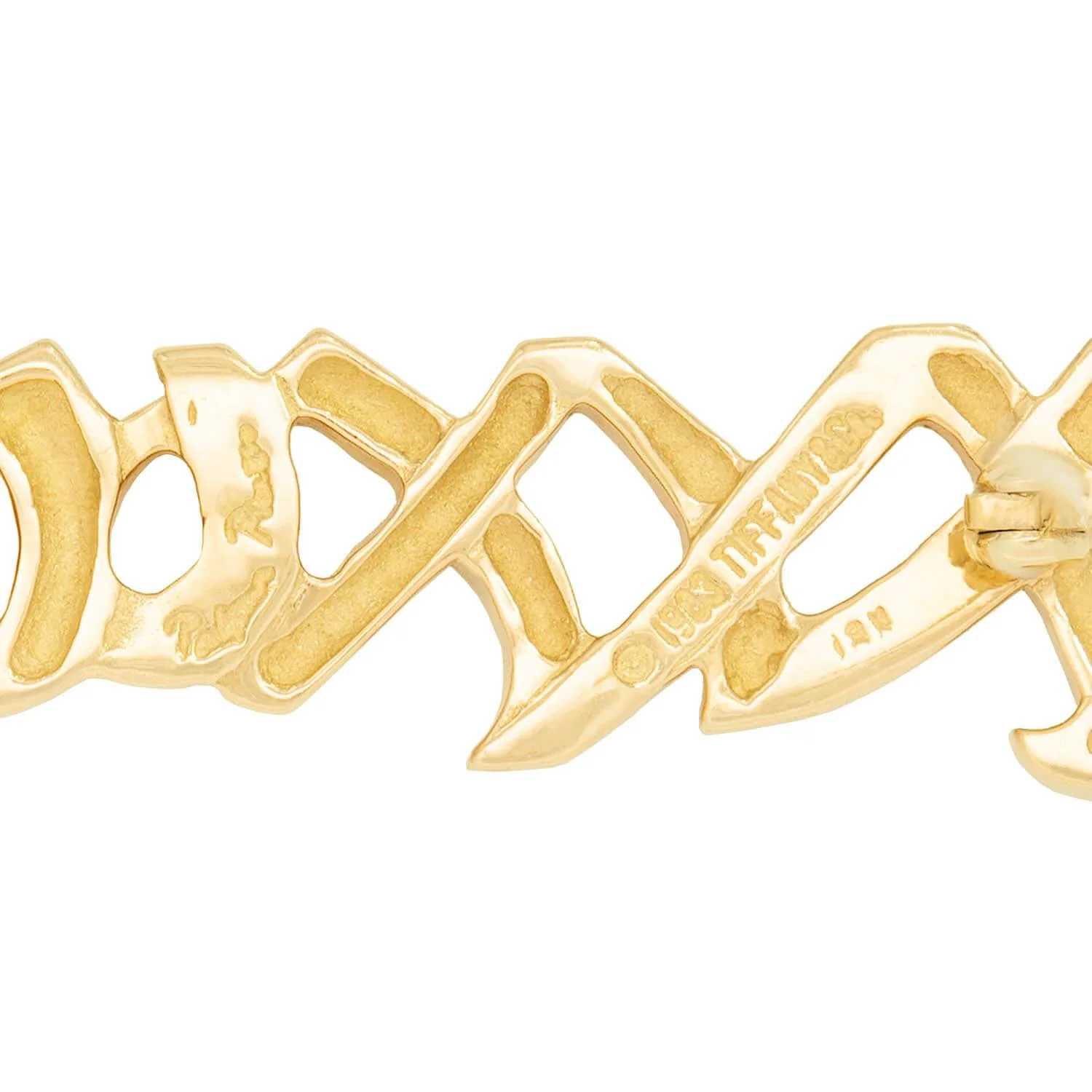 PALOMA PICASSO for TIFFANY & Co. Vintage 18k "XXXOOO" Pin - Image 4