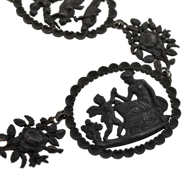 Rare Georgian Berlin Iron Necklace - Image 4