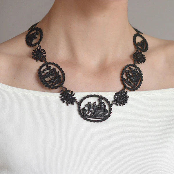Rare Georgian Berlin Iron Necklace - Image 8