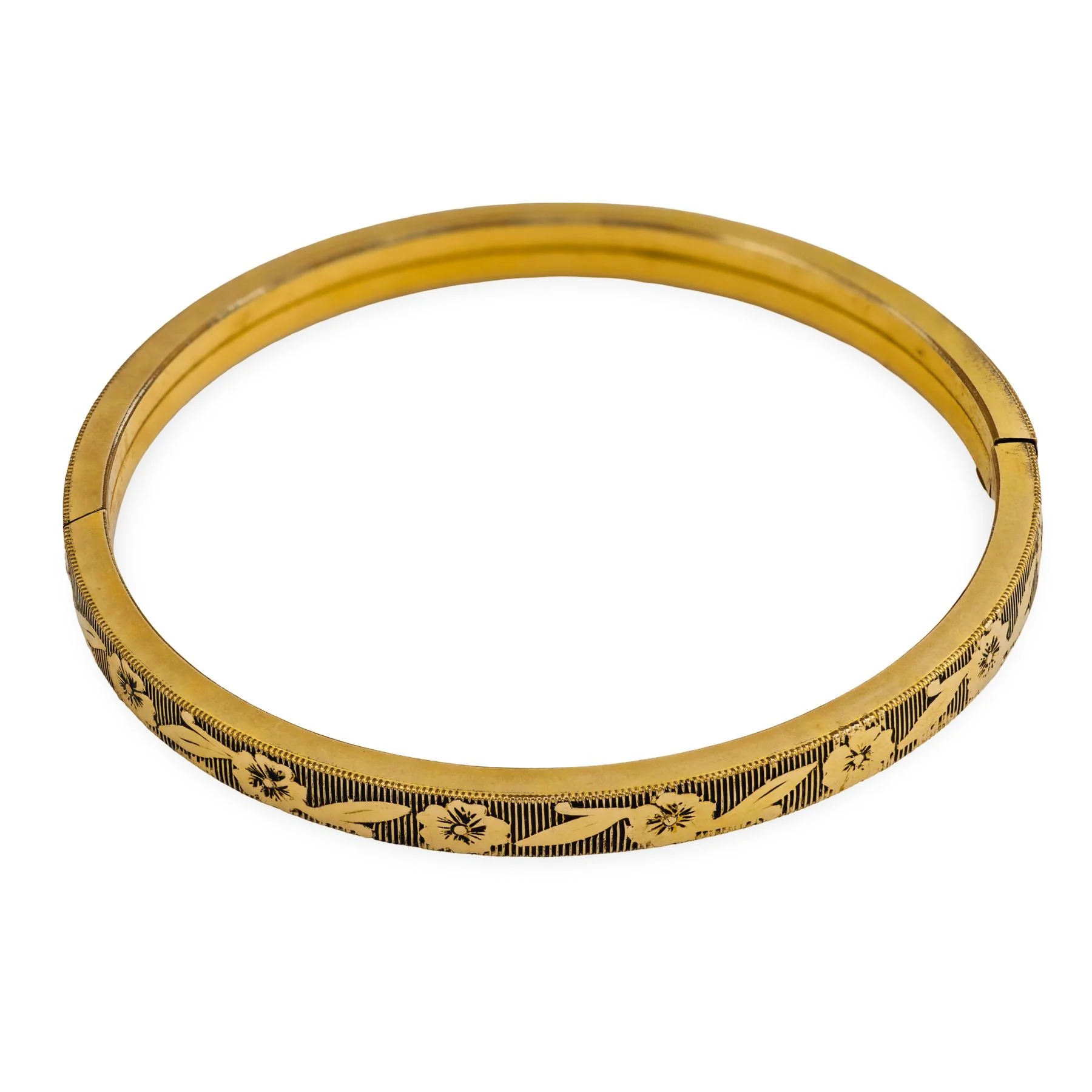 Retro 12k Gold-Filled Bangle - Image 2