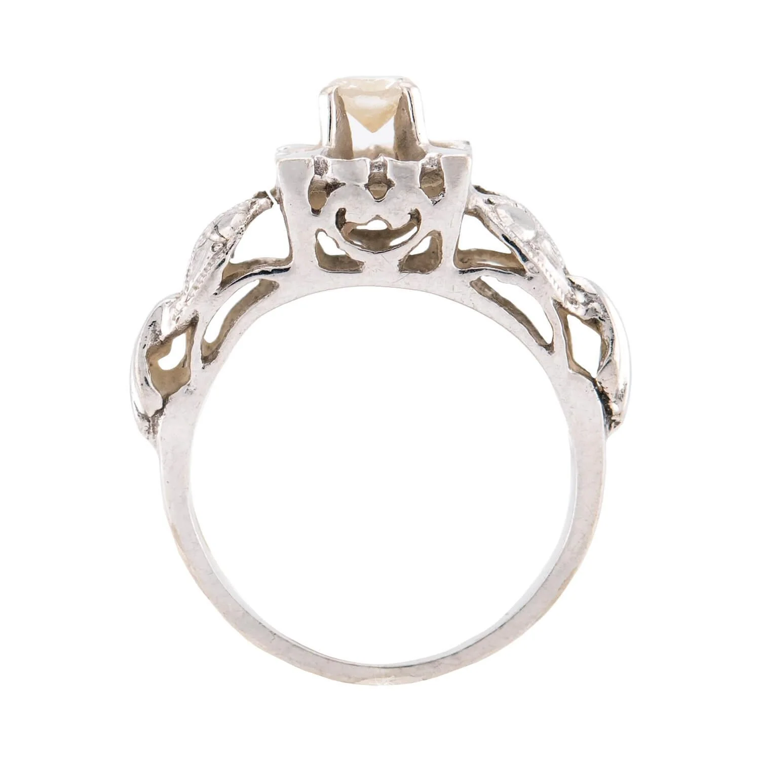 Retro 14k Diamond Engagement Ring .20ct - Image 4