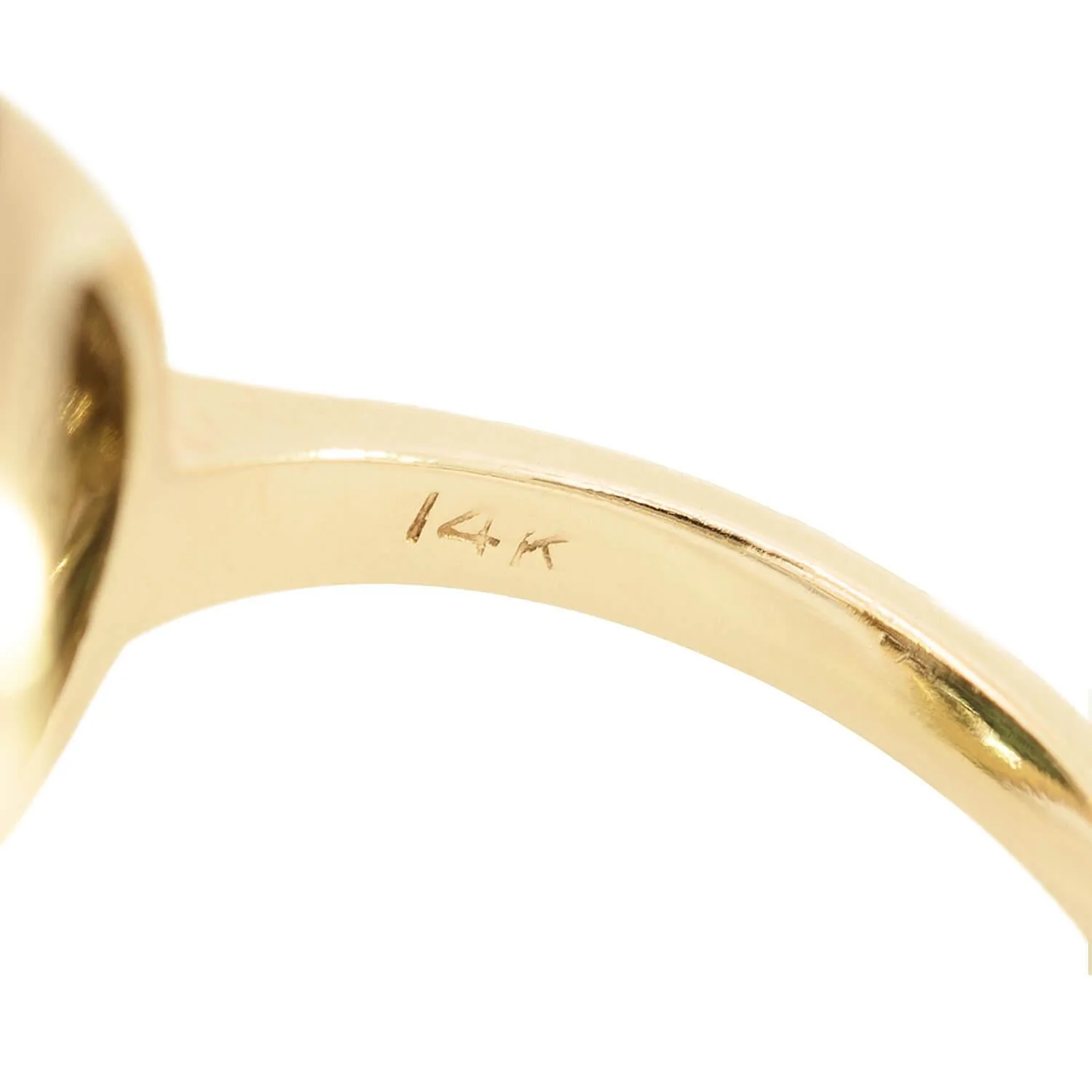 Retro 14k/Platinum Opal and Diamond Halo Ring - Image 6