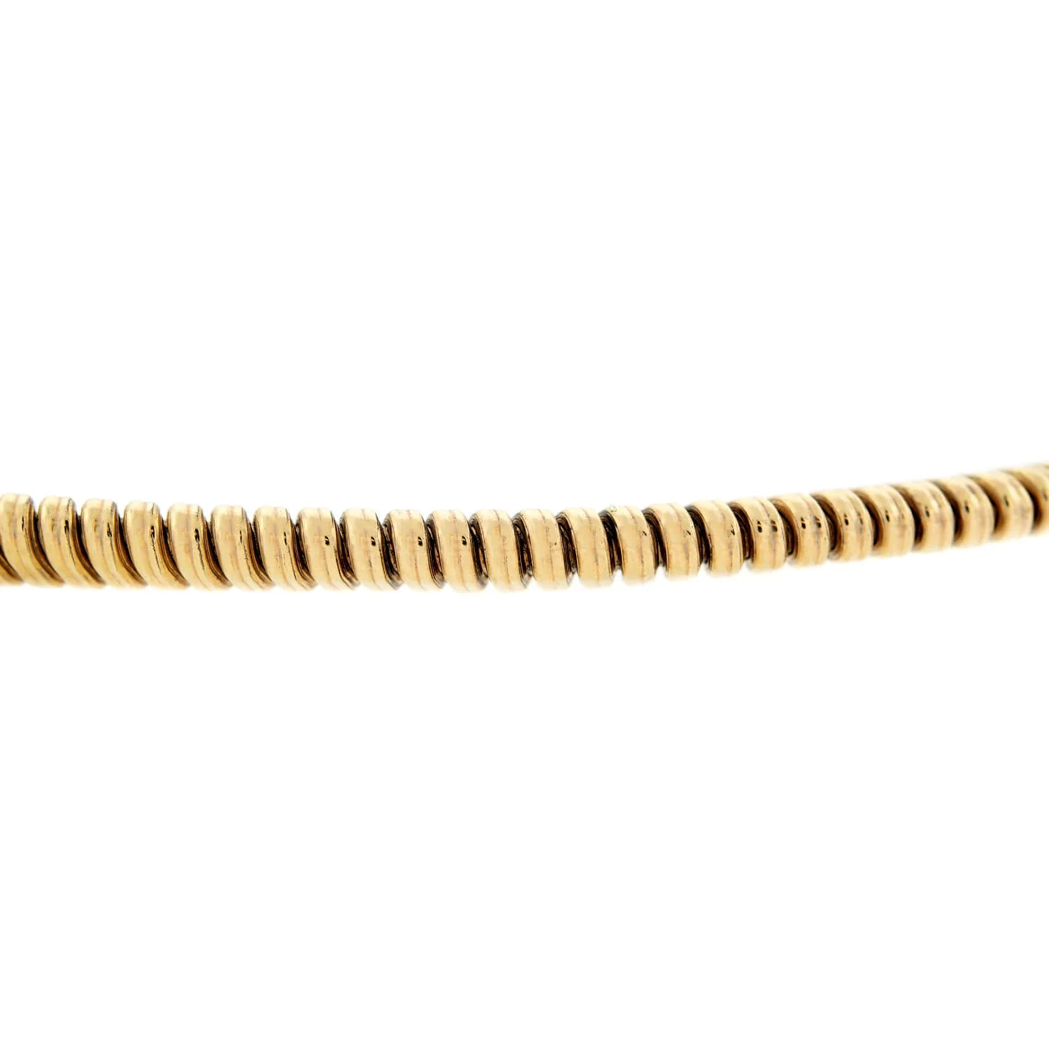 Retro 9kt Gold Gooseneck Chain Necklace 33.5 grams - Image 3