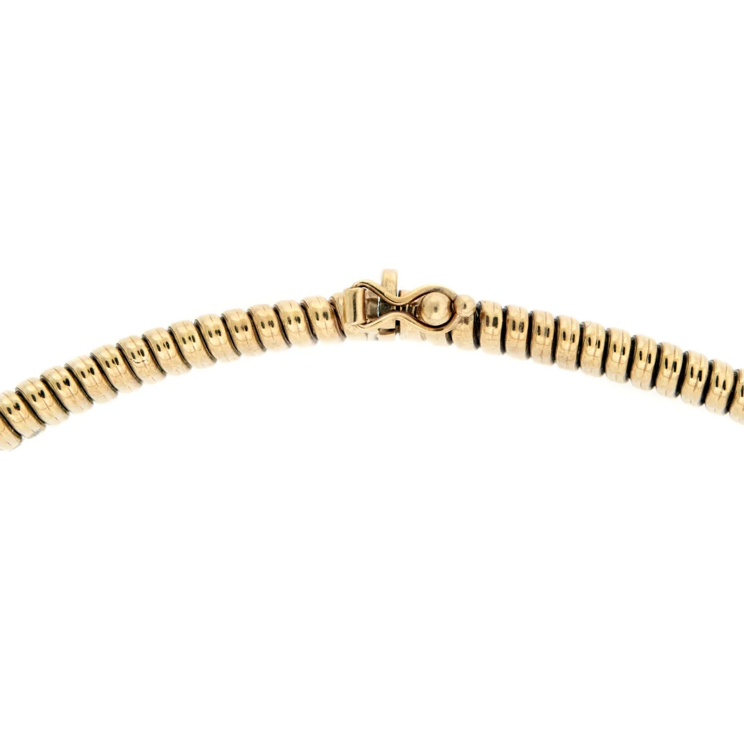 Retro 9kt Gold Gooseneck Chain Necklace 33.5 grams - Image 4