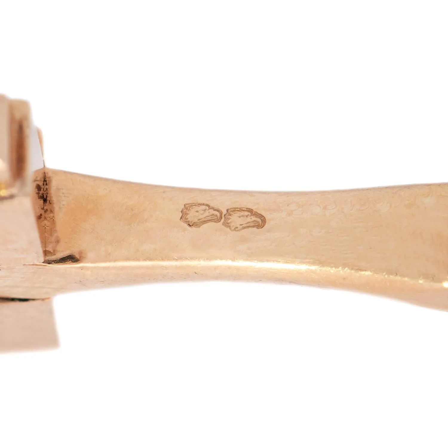Retro French 18k Tire Track Cufflinks - Image 5