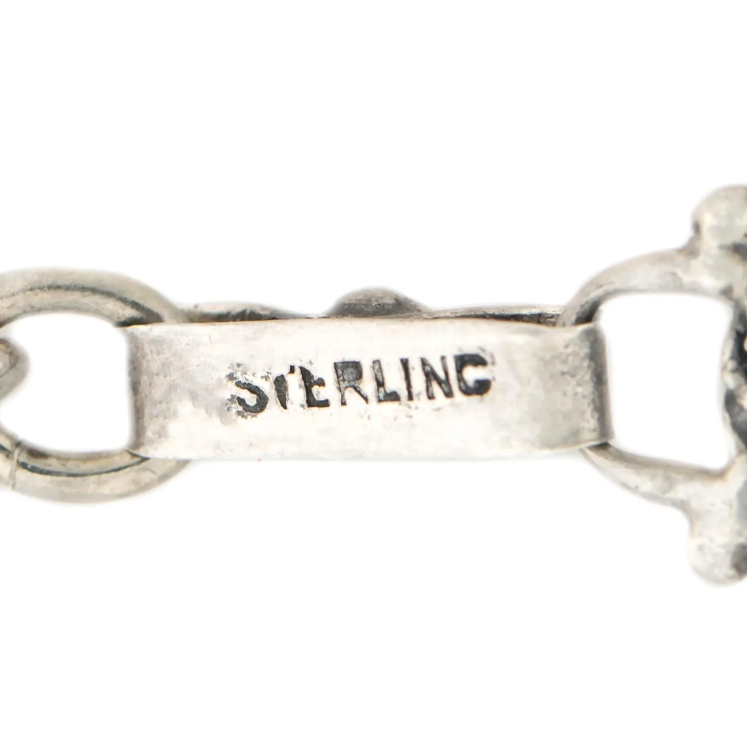 Retro Sterling Silver Moonstone Bracelet - Image 5