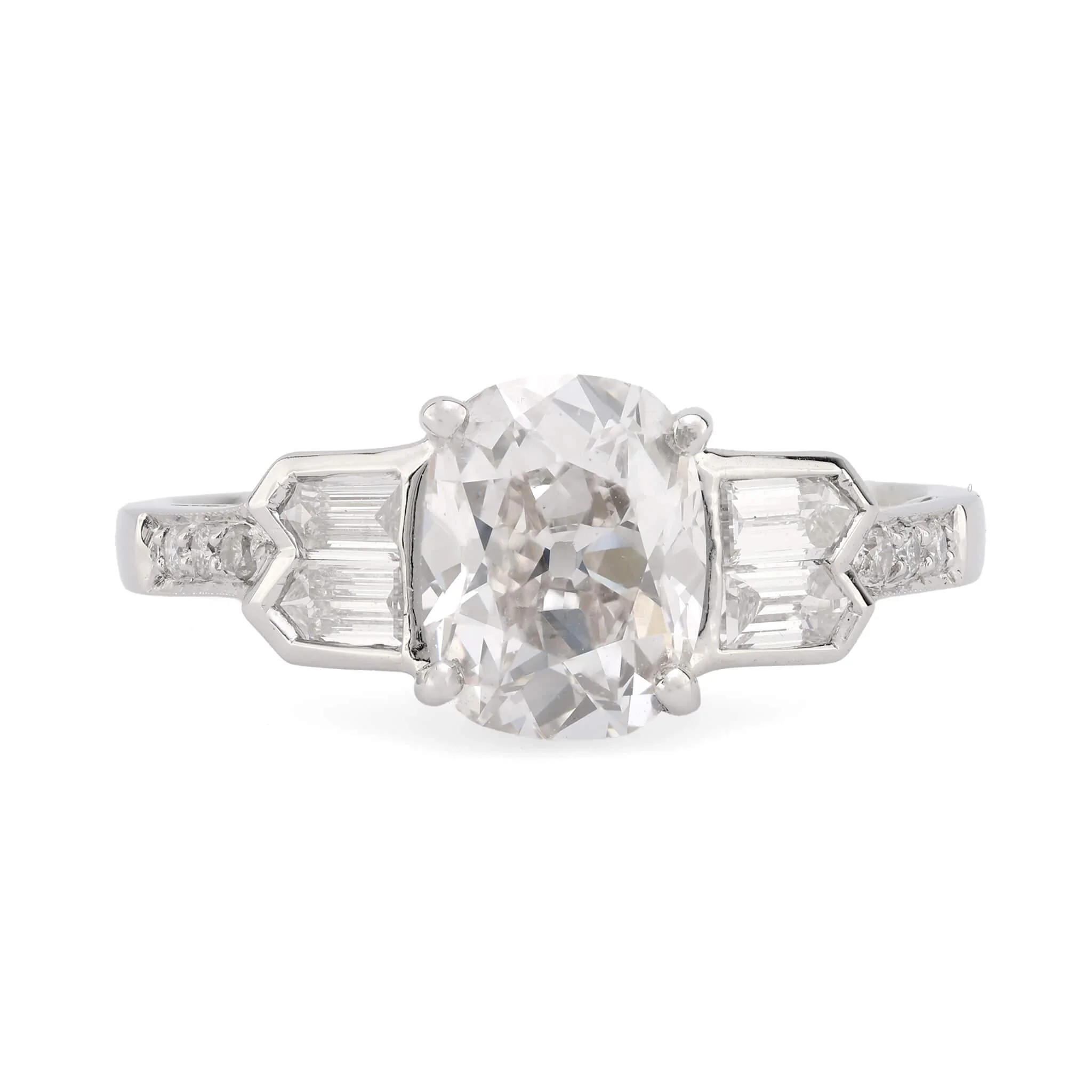 SOPHIA D Estate Platinum GIA Diamond Engagement Ring 1.58ct - Image 2