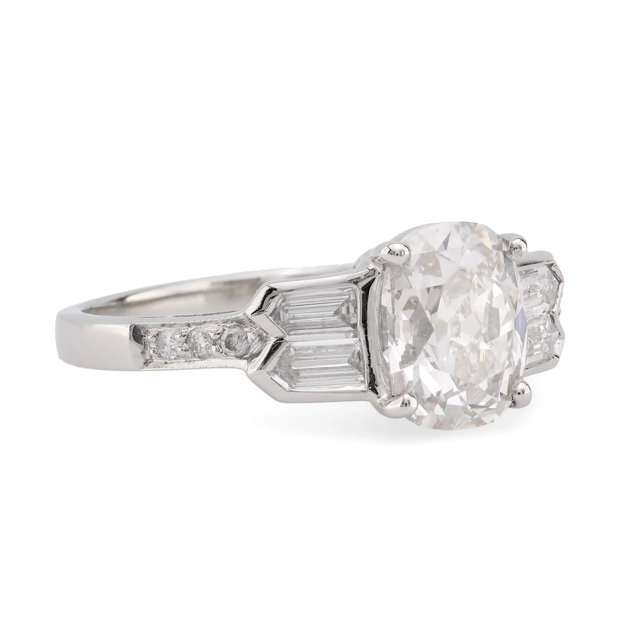 SOPHIA D Estate Platinum GIA Diamond Engagement Ring 1.58ct - Image 3