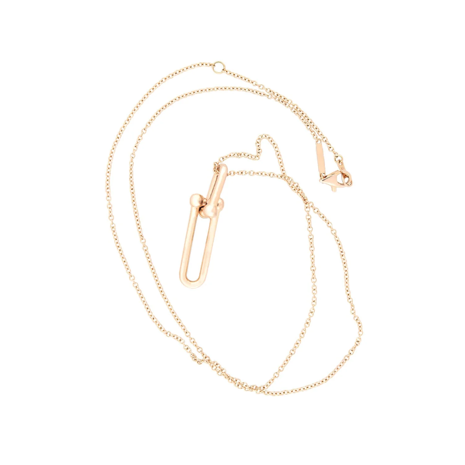 TIFFANY & CO. Estate 14k HardWear Necklace - Image 4