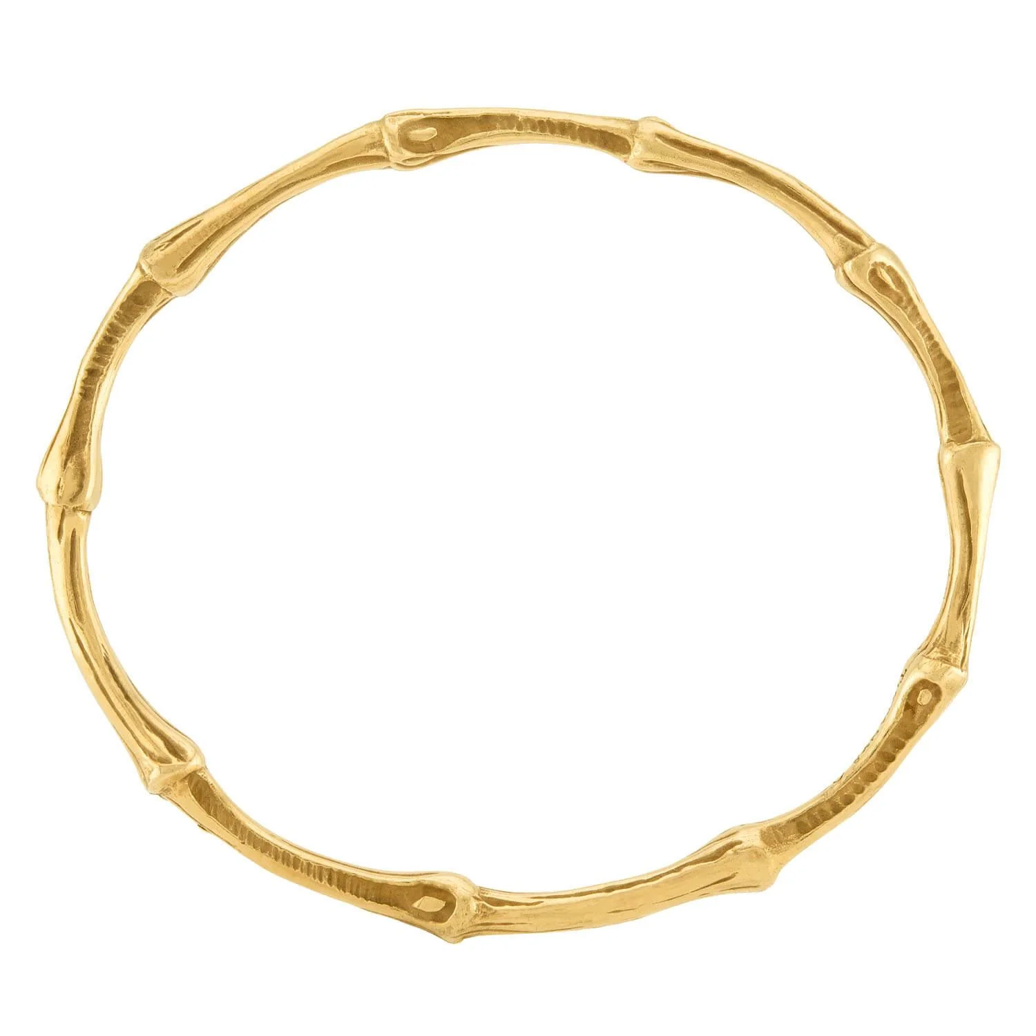TIFFANY & CO. Estate 18k Bamboo Bangle - Image 2