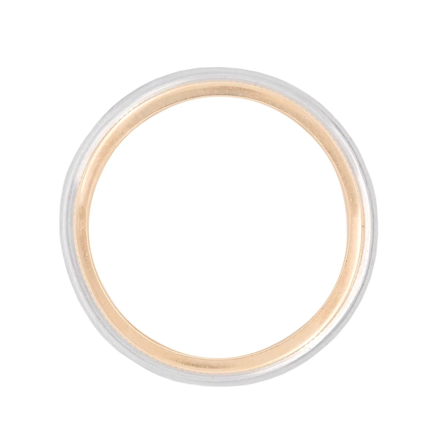 TIFFANY & CO. Estate 18k/Platinum Band - Image 3