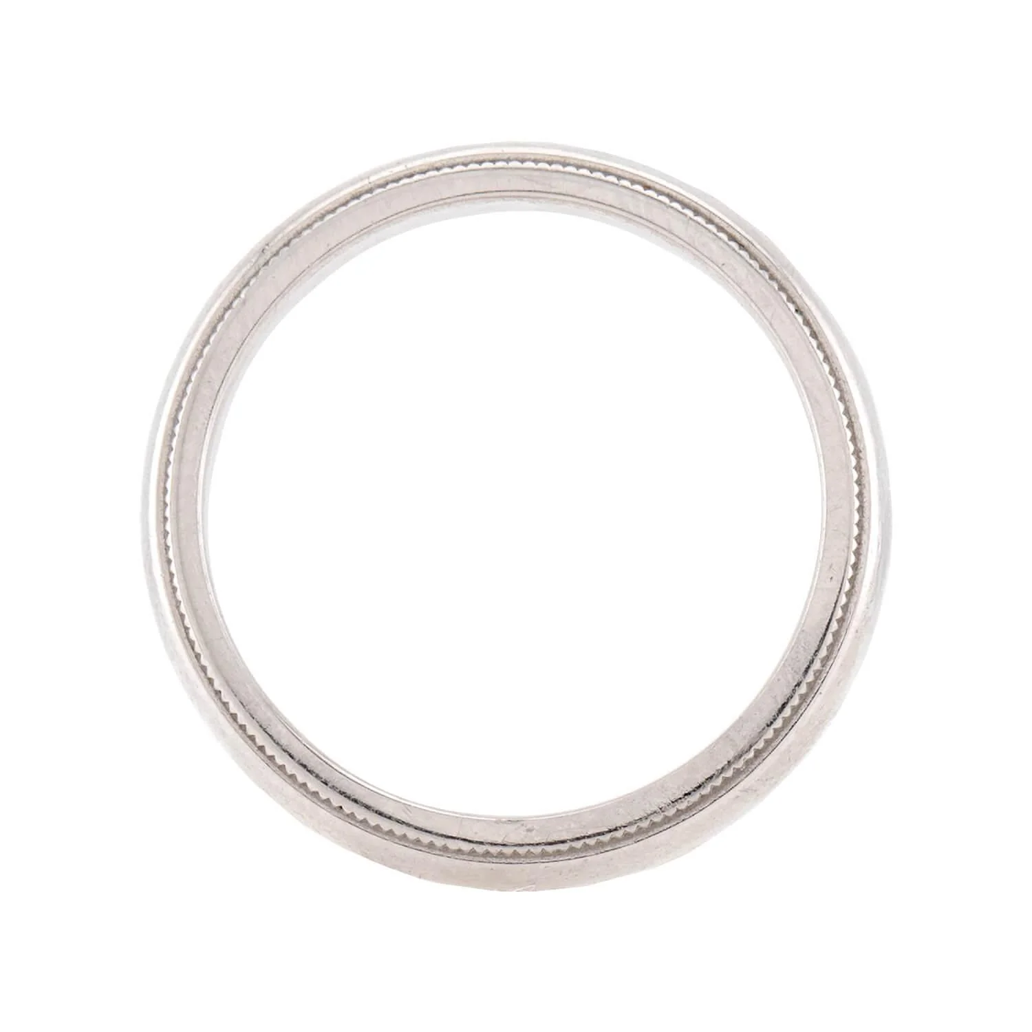 TIFFANY & CO. Estate Platinum Wedding Band - Image 3