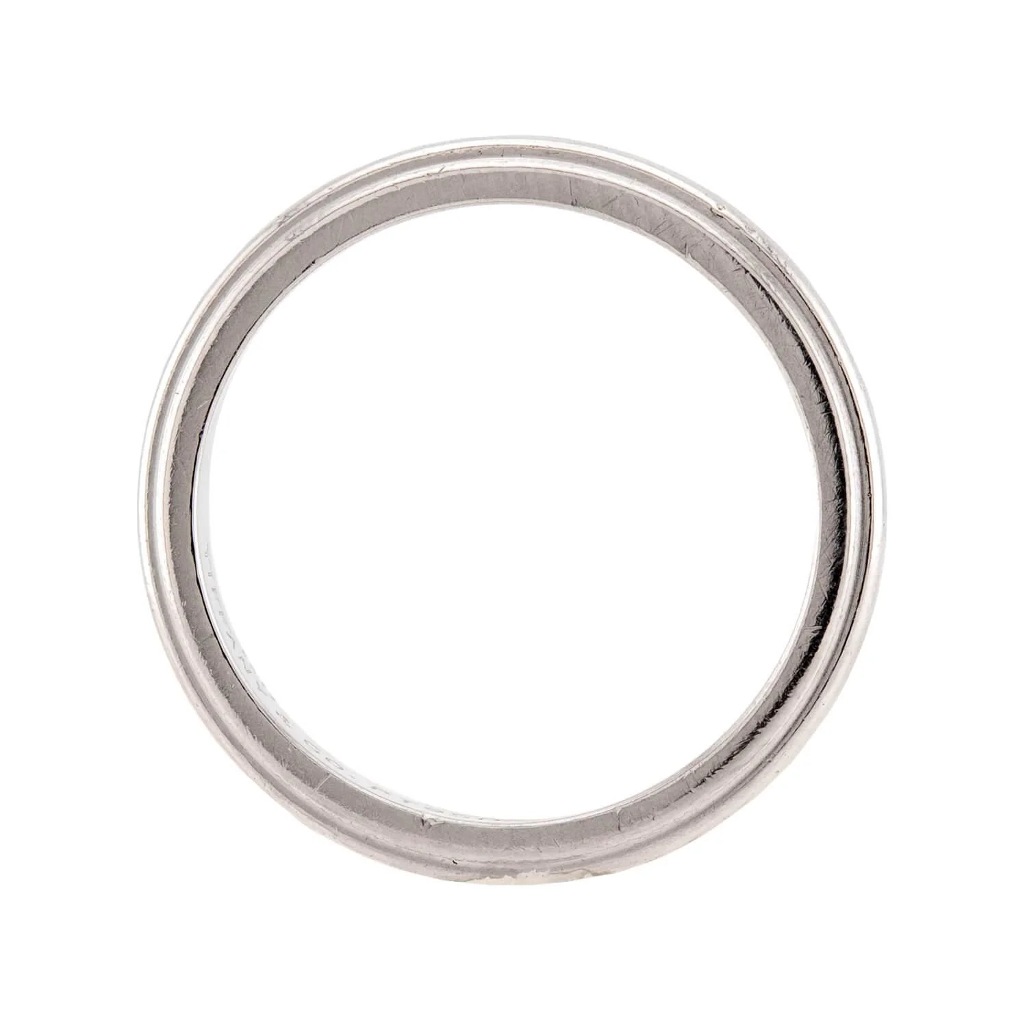 TIFFANY & CO. Estate Platinum Wedding Band - Image 3