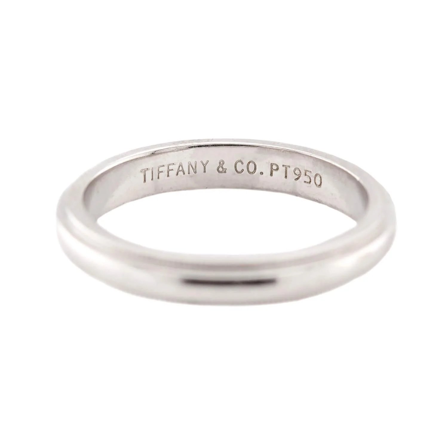 TIFFANY & CO. Estate Platinum Wedding Band - Image 4