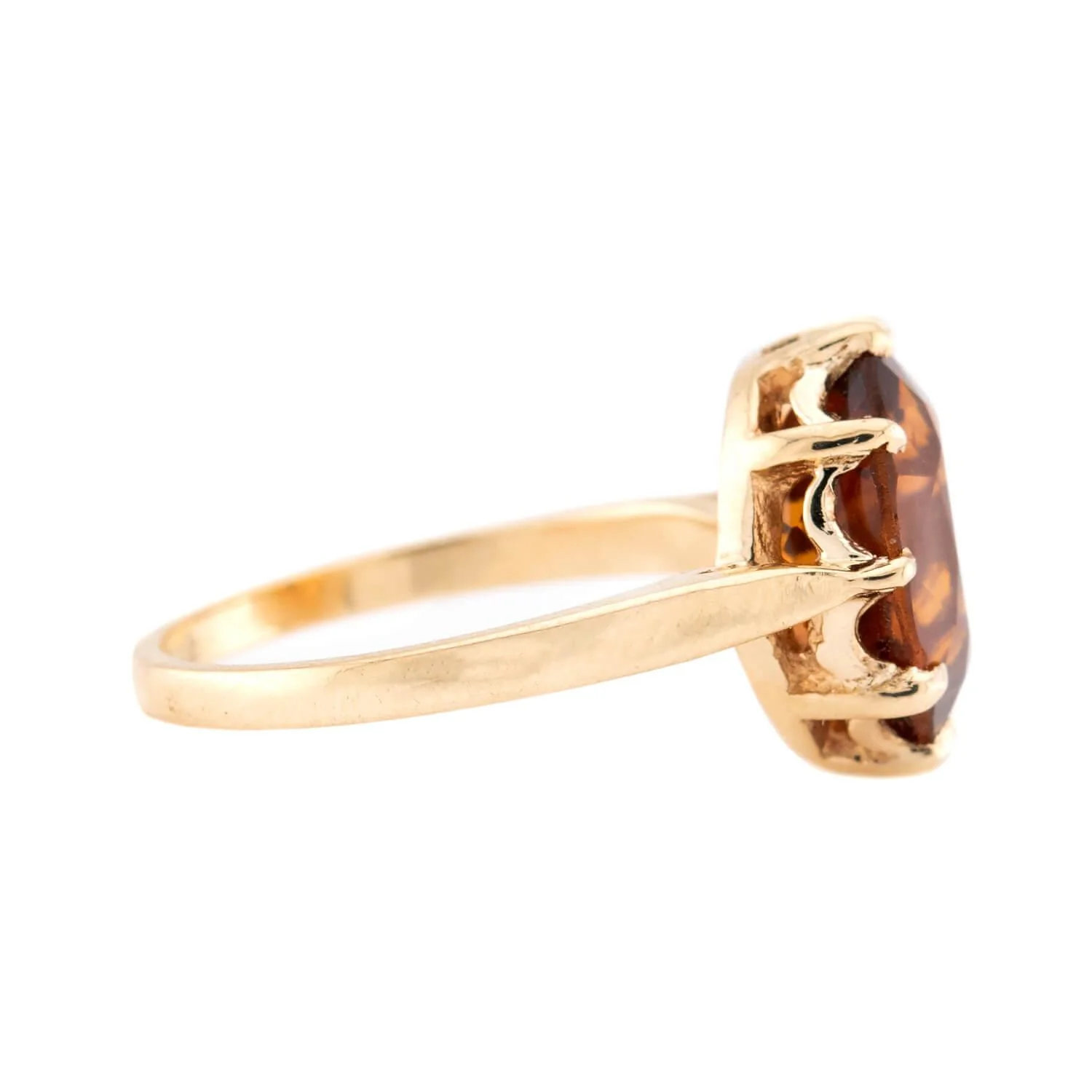 Victorian 10k Madeira Citrine Ring - Image 3