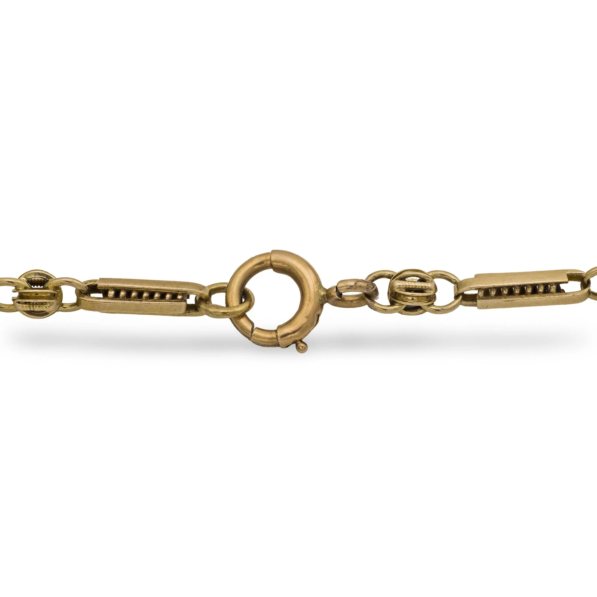 Victorian 12k Watch Chain Necklace 24" - Image 4