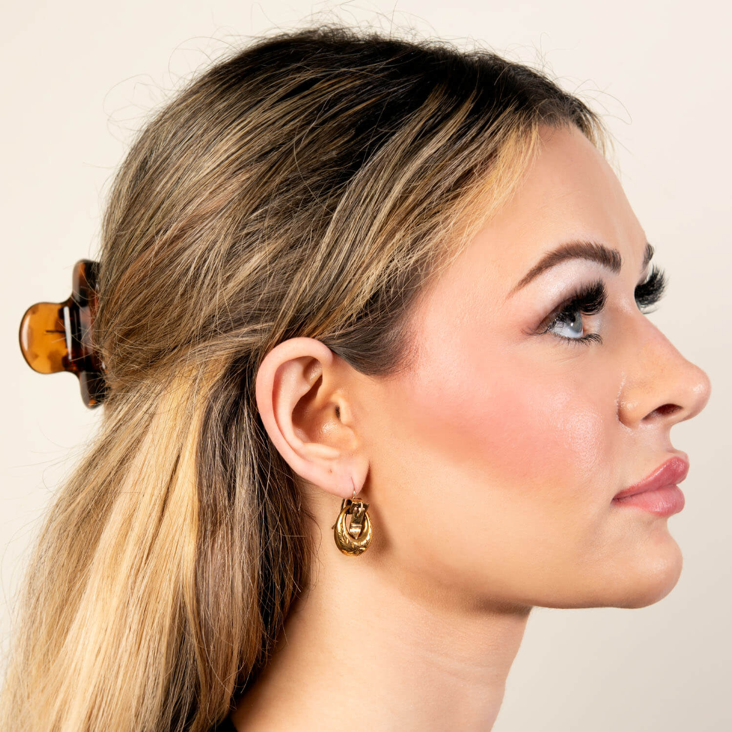 Victorian 14k Buckle-Motif Dangle Earrings - Image 4