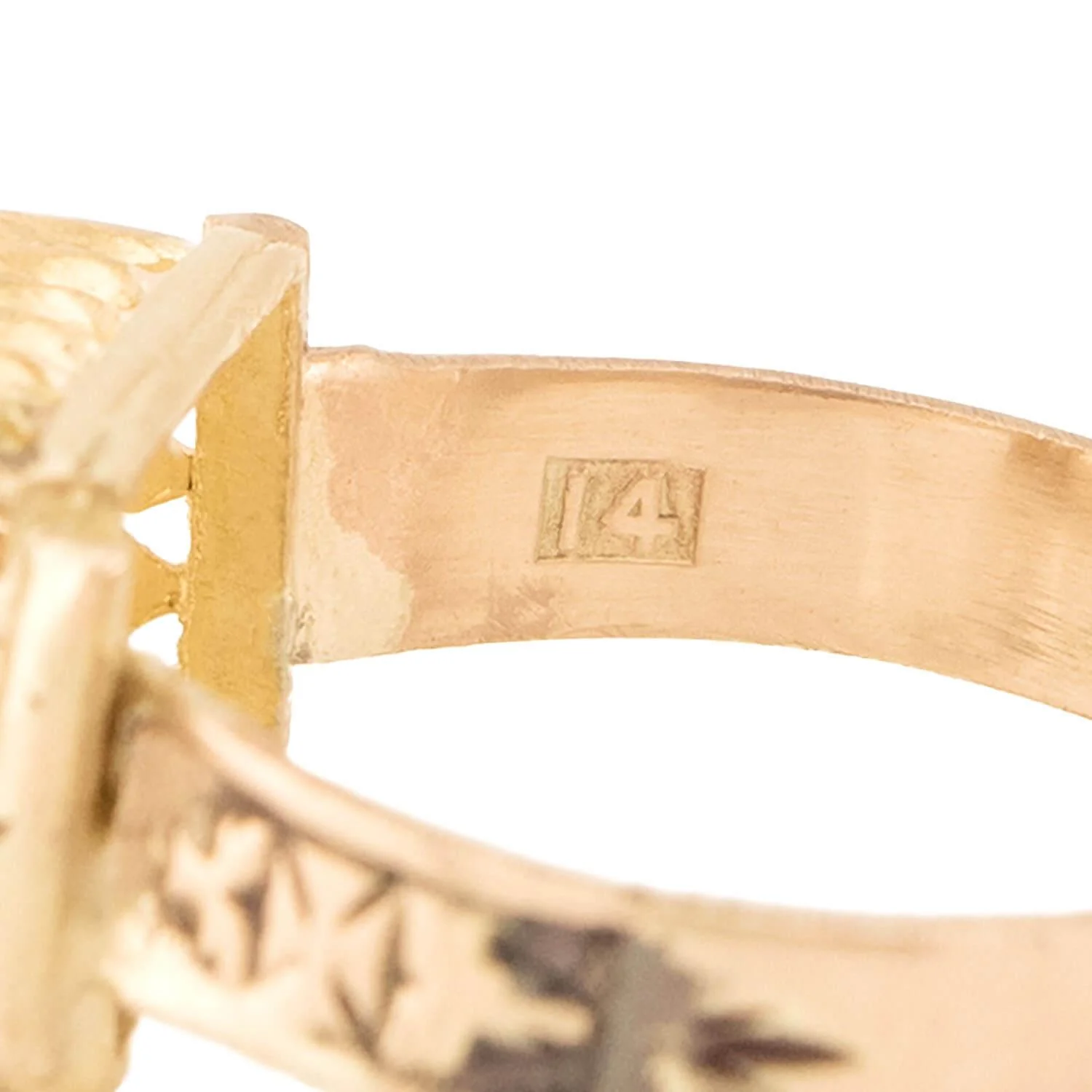 Victorian 14k Citrine Ring - Image 6