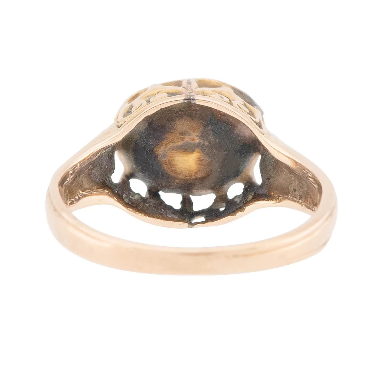 Georgian 15K Diamond Engagement Ring 1.10ct - Image 5