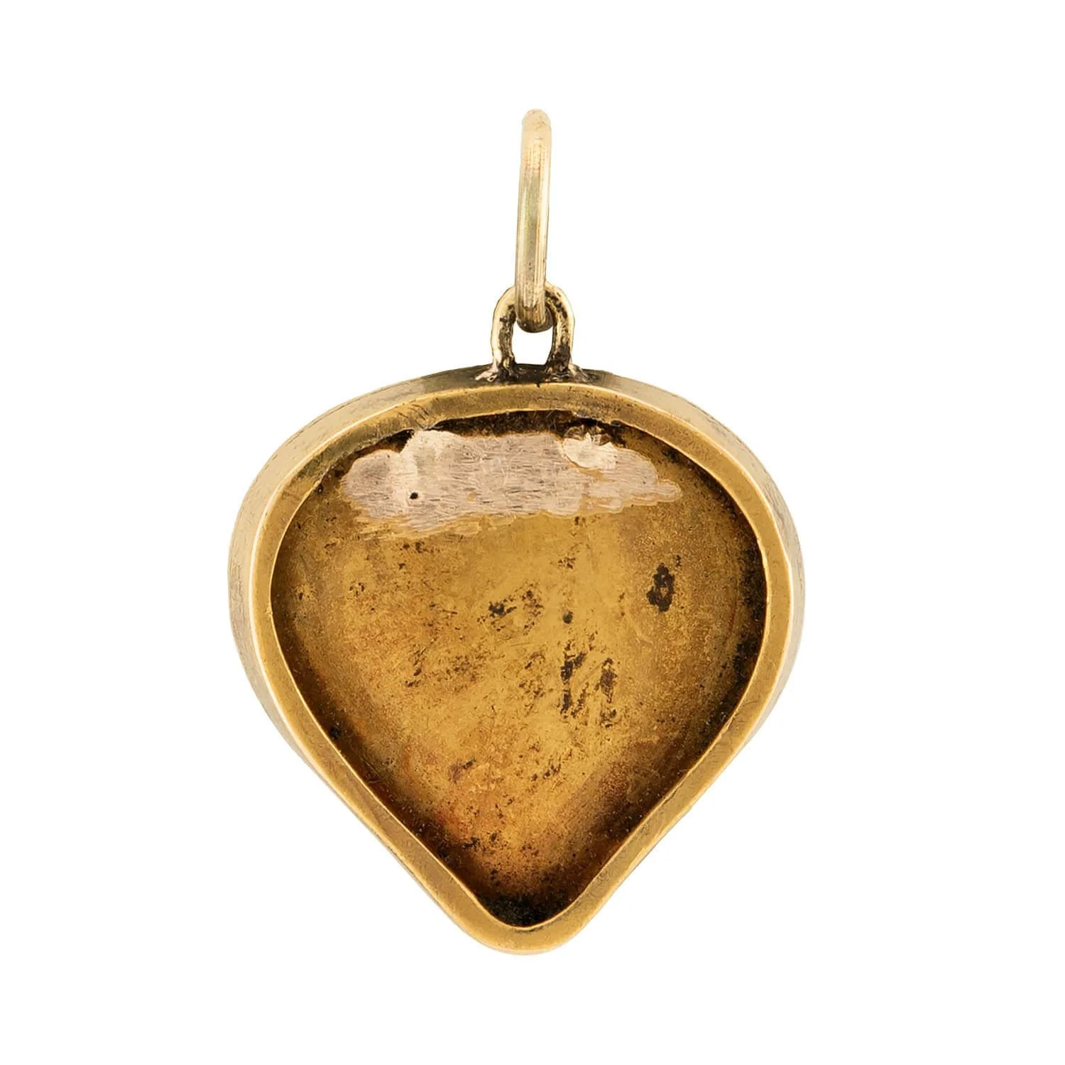 Victorian 14k Enamel Portrait Pendant/Charm - Image 3