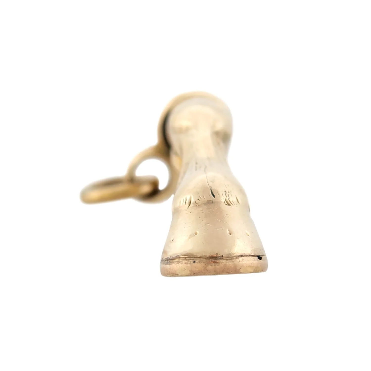 Victorian 14k Equestrian Horse Leg Watch Key Pendant Charm - Image 4