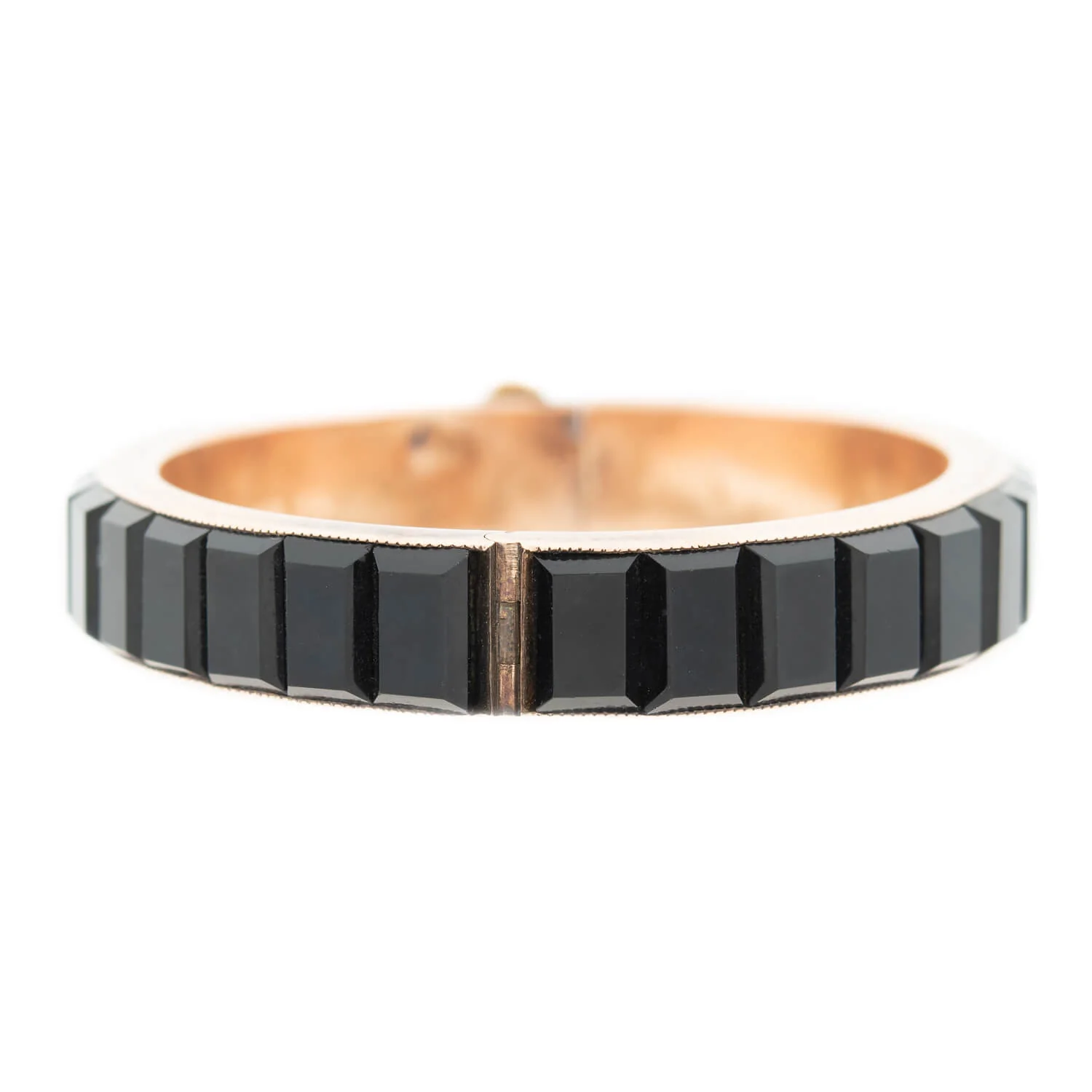 Victorian 14k Gold + Onyx Bracelet - Image 4
