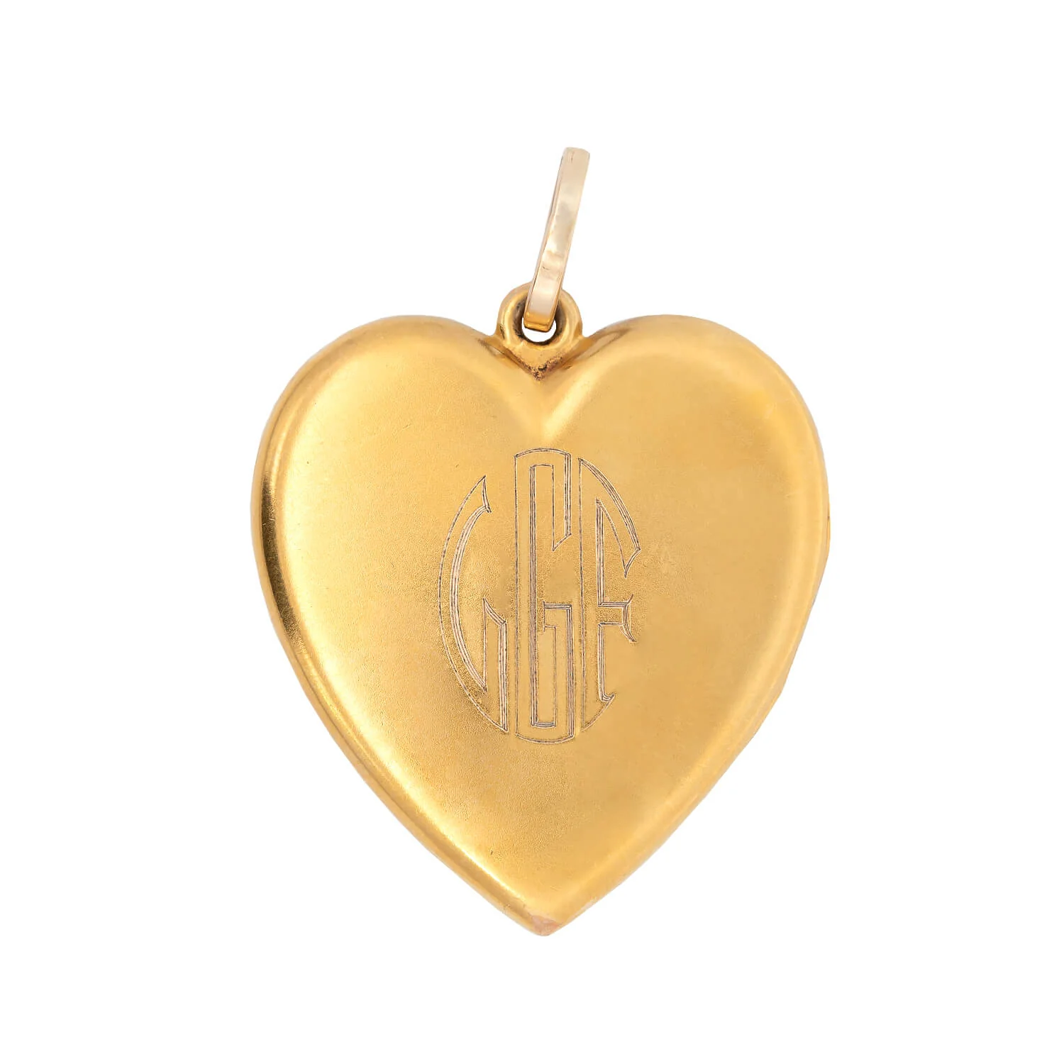 Victorian 14k Mine Cut Diamond Heart Locket - Image 4