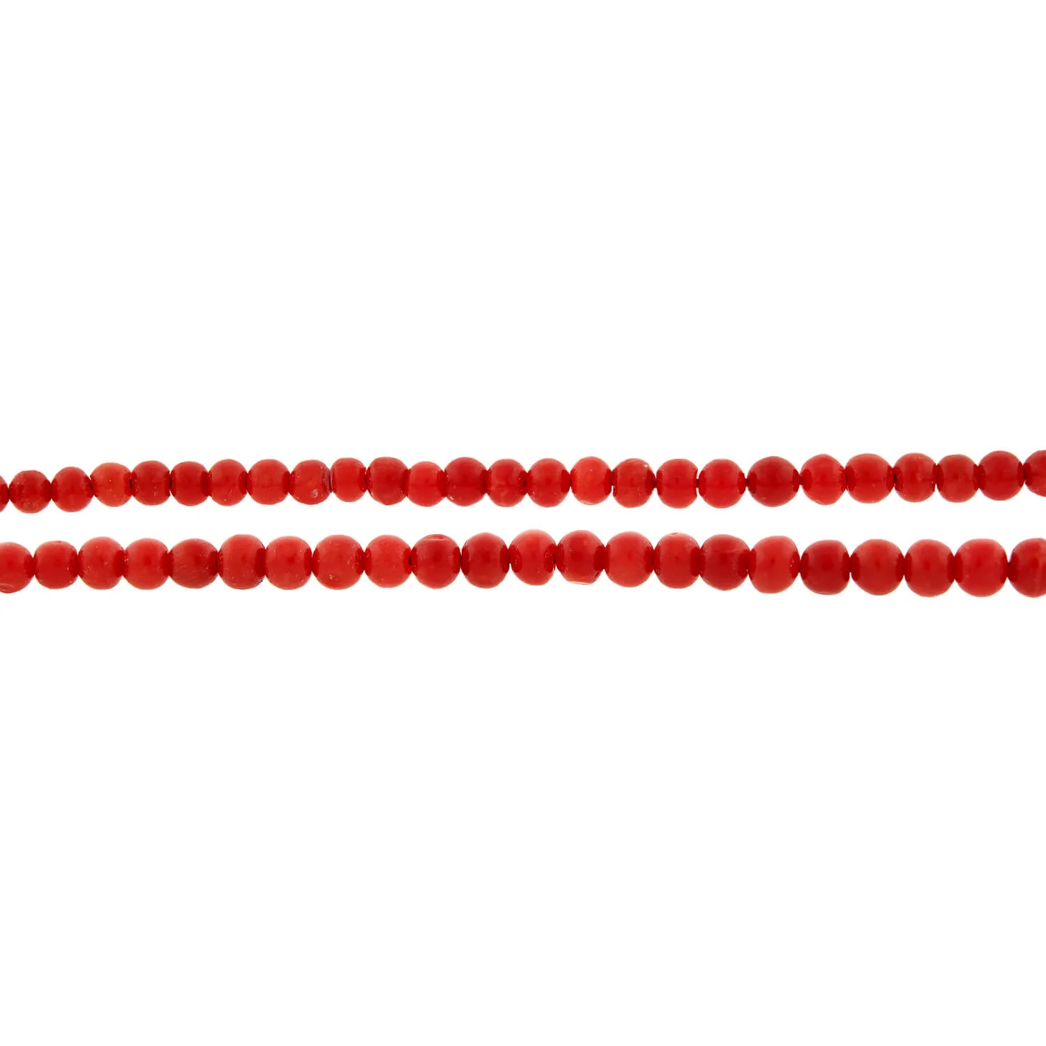 Victorian 14k Oxblood Coral Graduated Necklace - Image 3