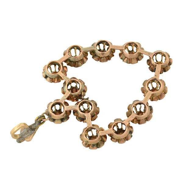 Victorian 14kt & Rose Cut Diamond Heart Pendant - Image 5