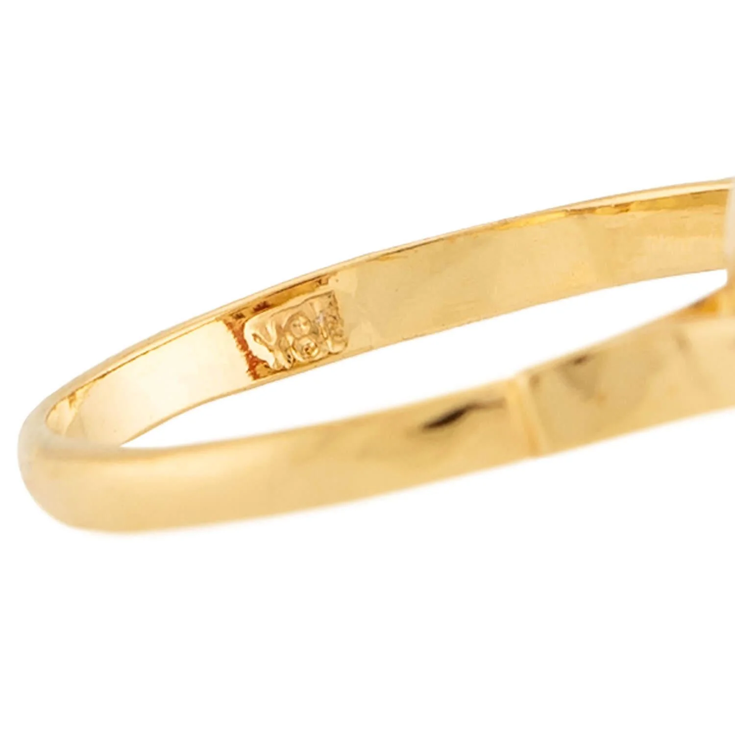 Victorian 18k Coral Ring - Image 6