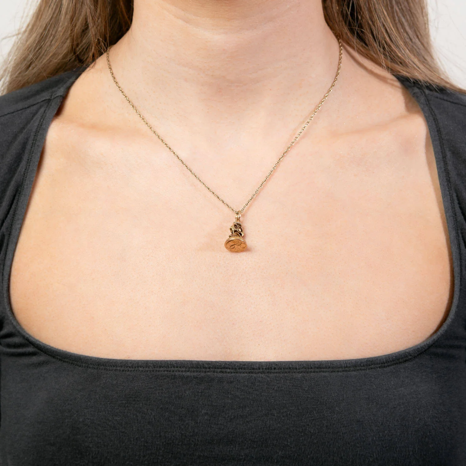 Victorian 18k French Fob Pendant/Charm - Image 5