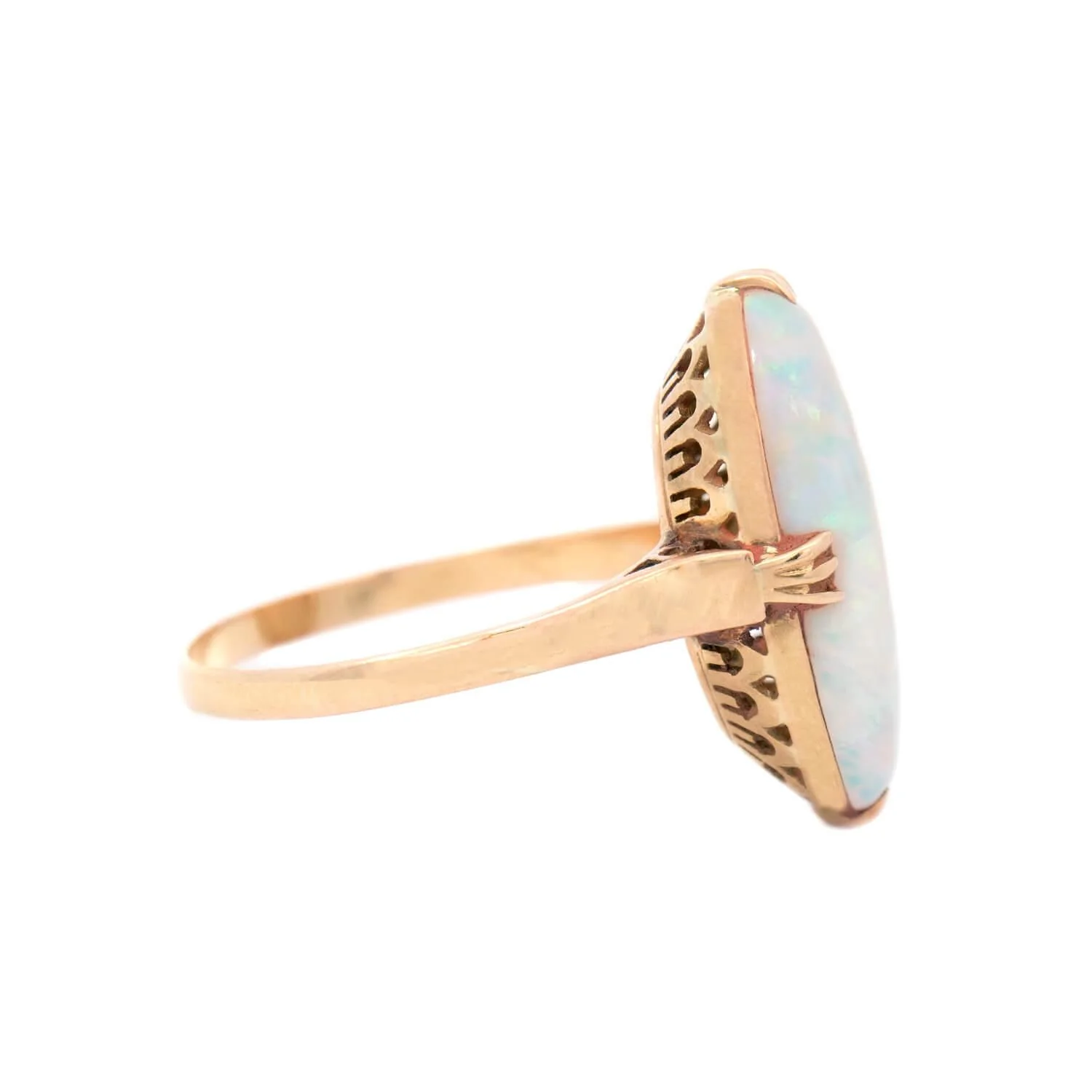 Victorian 18k Opal Ring - Image 3