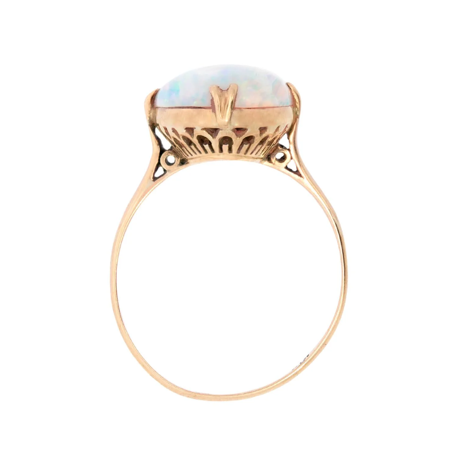 Victorian 18k Opal Ring - Image 4